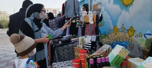 نمایشـگاه اقتصاد مقاومتی بانوان توانمند حوزه فاطمه الزهرا(س)ناحیه شهید منتظر قائم