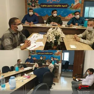 جلسه شورای جهادی شهرستان در سپاه بجنورد برگزار شد