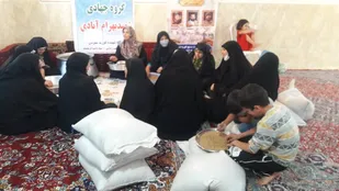 خدمت&zwnj;رسانی گروه&zwnj;های جهادی به زوار اربعین در موکب سیدالشهدا سپاه ناحیه کرمانشاه