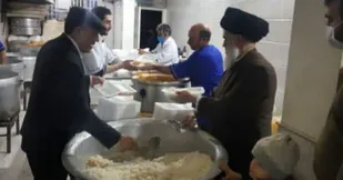 توزیع ۲۵۰۰ پرس غذا بین نیازمندان