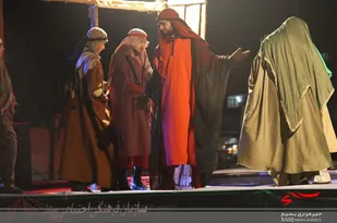 حسینیه سیار در ایام عزاداری فاطمیه در سطح شهرکرج برپا شد