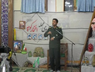 معارفه فرمانده یکی از پایگاه های&zwnj;شهميرزاد