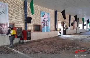 ضد عفونی حسینیه عاشقان ثارالله سپاه ناحیه امام حسین(ع) برای برگزاری مراسمات شب&zwnj;های قدر+ تصاویر