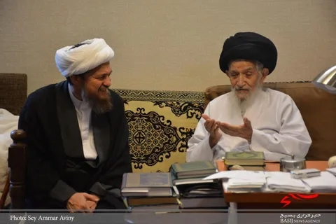 دیدار آیت الله تبریزیان از بیت آیت الله علم الهدی(حفظهما الله)