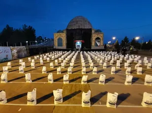 اقدامات هیات انصار الحسین (ع) شهرستان انار در قالب کمک های مومنانه