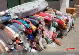 کشف محموله پارچه قاچاق در لرستان