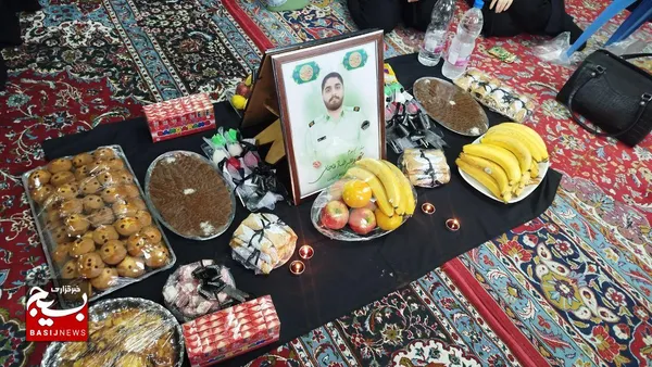 مراسم شهید مدافع امنیت علیرضا آقاجانی