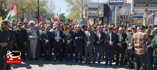 حضور پرخروش مردم شهید پرور کاشمر در راهپیمایی روز قدس
