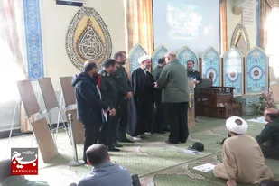 تقدیر از دست اندرکاران نظام آراستگی سپاه انصارالحسین (ع) همدان +تصاویر