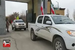 برگزاری رژه خودرویی سپاه ناحیه رزن به مناسبت دهه فجر