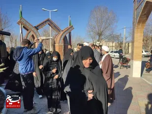عهد و پیمان زائران فراهانی با شهدا در آخرین روزهای سال