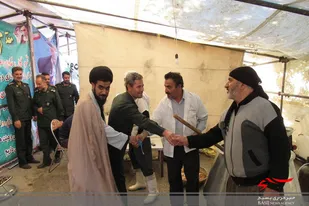 سرکشی مسئول دفتر نمایندگی و جانشین سپاه رزن از موکب&zwnj;ها