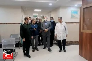 بازدید وزیر بهداشت از درمانگاه شهید نبوی سپاه حضرت سیدالشهدا (ع) استان تهران