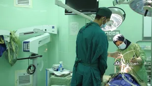 خدمت رسانی پزشکان در طرح جهادی امام حسین(ع)