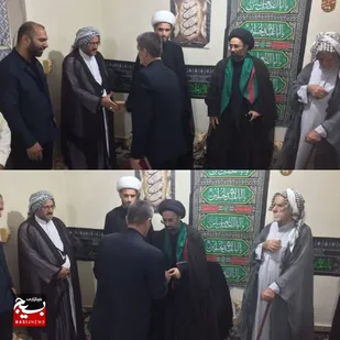 تجلیل از خانواده شهید عبدالقادر سیاحی در مراسم روضه&zwnj;خوانی ایام ماه صفر
