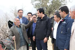 بازدید جمعی از مدیران کل استان از طرح&zwnj;های عمرانی دیشموک