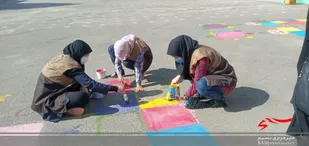 اردوی جهادی بسیجیان در دبستان حدیث اراک برگزار شد+تصاویر