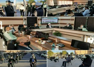 مراسم نکوداشت شهدای عرصه نظم و امنیت در چهلمین سال دفاع مقدس به مناسبت هفته ناجا برگزار شد