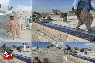کمک مومنانه به نیازمندان به مناسبت هفته بسیج در ایرانشهر