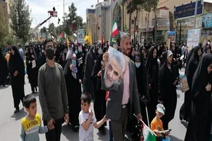 راهپیمایی پرشور مردم اراک در روز قدس