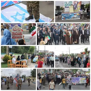 راهپیمایی روز جهانی قدس در جلیل آباد
