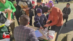 برپایی بیمارستان صحرایی در منطقه کم&zwnj;برخوردار کیشون&zwnj;بن تالش