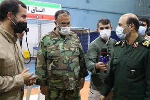 بازدید فرمانده سپاه البرز از برخی مراکز واکسیناسیون استان