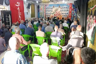 دعای ندبه به یاد ۳۴ شهید پایگاه امام حسن مجتبی(ع) در سرخه قرائت شد