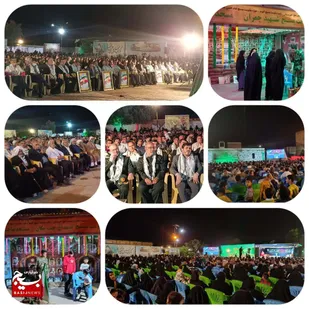 سومین یادواره ۳۵۷ شهید شهرستان گتوند برگزار گردید