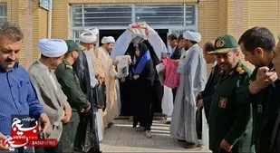 اعزام ۸۸ دانش آموز دختر فاروجی به اردوی راهیان نور جنوب