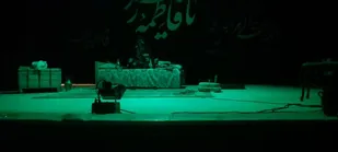 روضه هنری با اجرای شبیه خوانی تعزیه حضرت زهرا (سلام الله علیها)