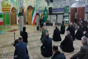 برگزاری مراسم دعای پر فیض ندبه با حضور پیشکسوتان جهاد و شهادت در نهاوند