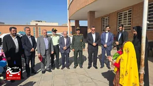 آیین نواخته شدن زنگ آغازین مدارس در اهواز برگزار شد