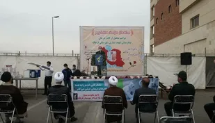 تجلیل از مدافعان سلامت در بیمارستان شهید ستاری قرچک