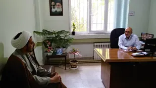 دیدار مسئول کمیته خادم الشهدا شاهرود با ریاست بنیاد شهید و امور ایثارگران این شهرستان