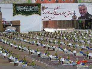 رزمایش کمک مومنانه سپاه خمینی شهر