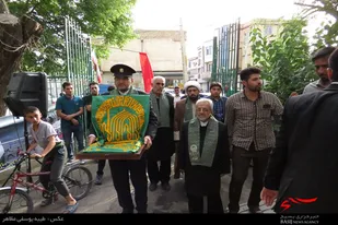 حضور خادمین رضوی در افتتاح قرارگاه سعادت و افتخاری برای جهادگران بود