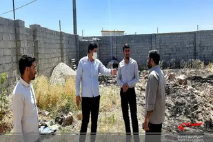 بازدید مسئول بسیج سازندگی فامنین از پروژه&zwnj;های مسکن مددجویان