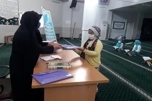 حلقه کودک ونوجوان در پایگاه سیده النساء ناحیه زاهدان برگزار شد