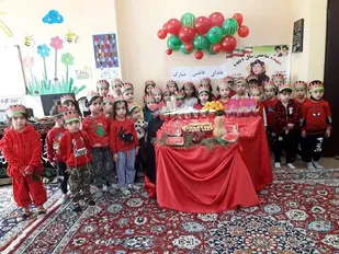برگزاری یلدای فاطمی   در مهد قرآنی گل نرگس شهرستان بهارستان