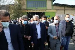 بازدید وزیر جهاد کشاورزی از بازار مرغ و میوه