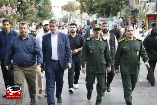 فرمانده سپاه البرز از جشن&zwnj;های مردمی غدیر بازید کرد+تصاویر