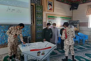 مراسم گرامیداشت "روز سرباز" در خاش برگزار شد