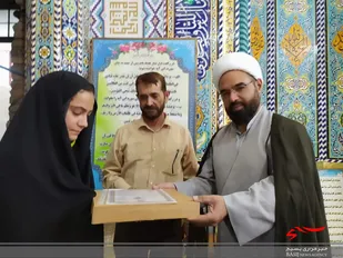تجلیل از دانش آموزان فعال قرآن بسیج در ماهان