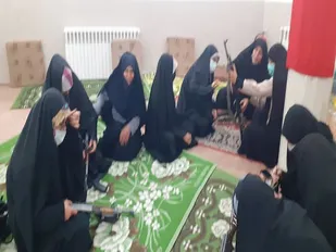 برگزاری کلاس آموزشی اسلحه پایگاه مقاومت حضرت مریم (س)