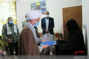 دیدار با خانواده شهید ارض محمد حسین بر در سراوان