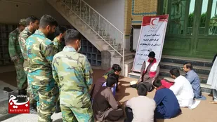 برپایی چادر سلامت در ایرانشهر به مناسبت دهه مبارک فجر &nbsp;