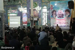 برگزاری یادواره شهید حاج قاسم سلیمانی در روستای گنبد کبود نهاوند