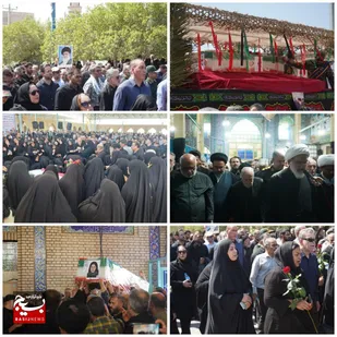 خروش مردمی در خرمشهر در ماه محرم؛ وداع باشکوه با شهیده سیده عاطفه بعاج زاده و تجدید پیمان راه شهدا

&nbsp;