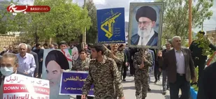 حضور مردم ولایتمدار شهرستان بدره در راهپیمایی روزجهانی قدس